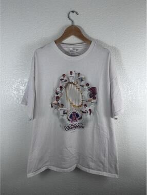 Vintage Anaheim Angels 2002 Official World Series Champions T-Shirt Mens XL